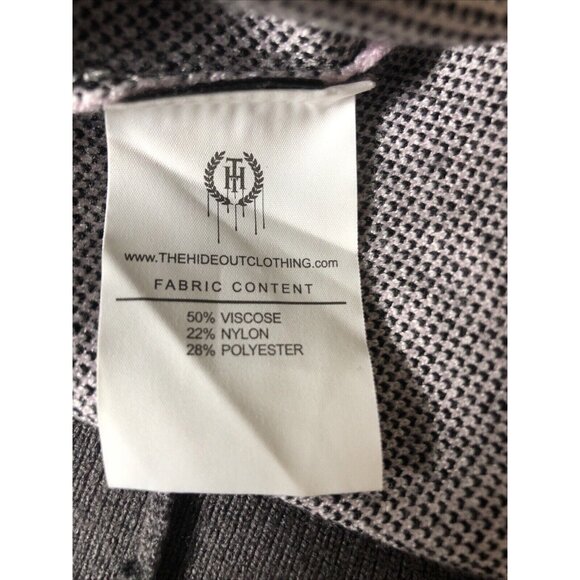 The Hideout Clothing Blessed Knit Distressed Tips Turtleneck Sweater XL - Picture 8 of 9